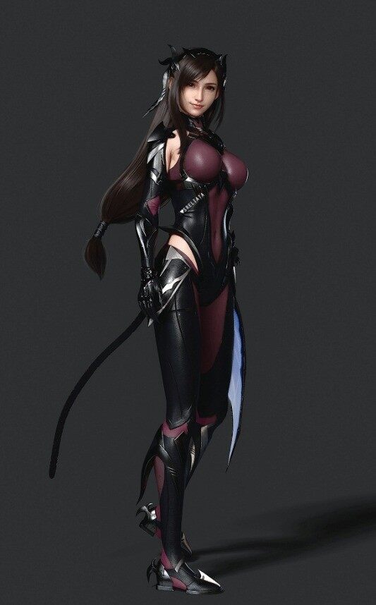 《最終幻想7》蒂法新3D美圖驚艷亮相宣傳圖2