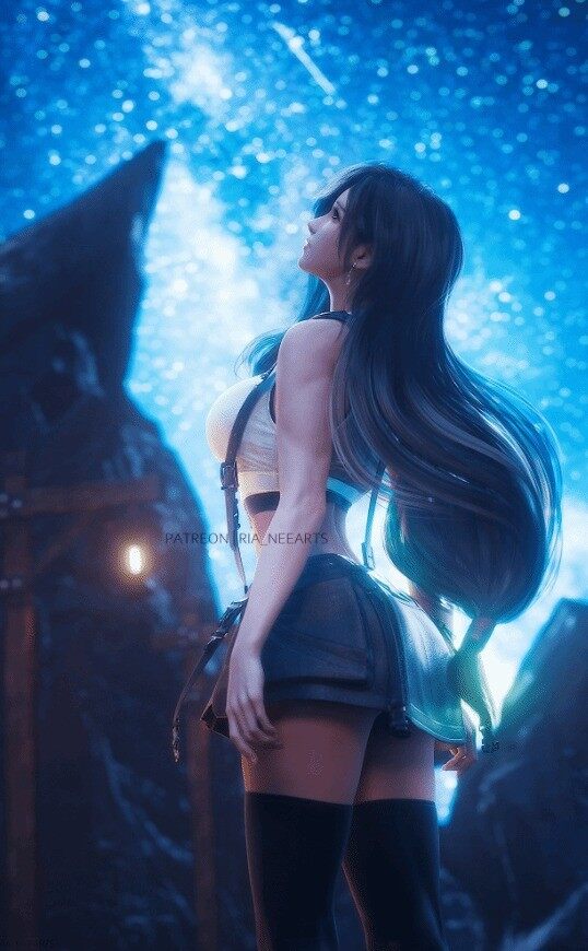 《最終幻想7》蒂法新3D美圖驚艷亮相宣傳圖3