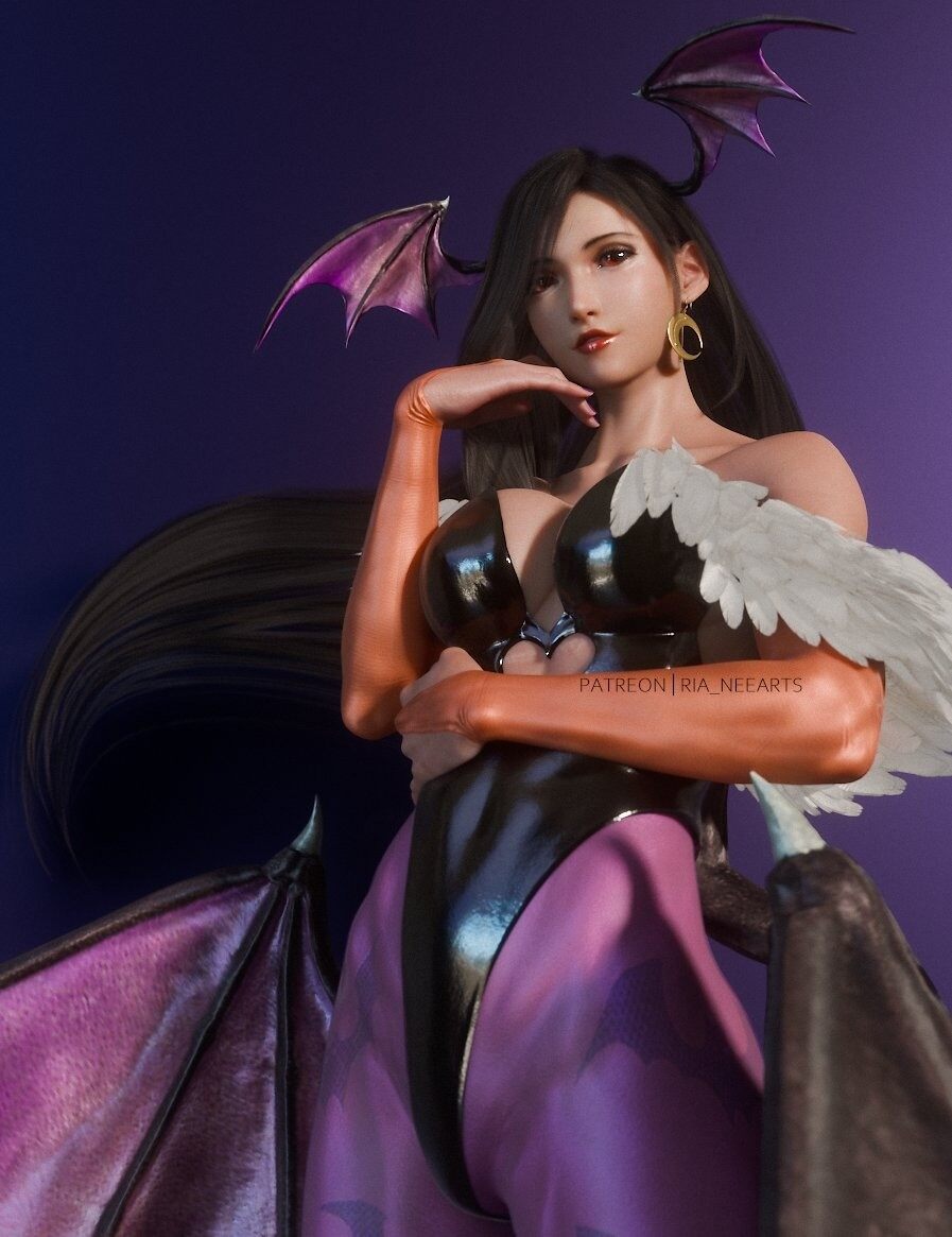 《最終幻想7》蒂法新3D美圖驚艷亮相宣傳圖1