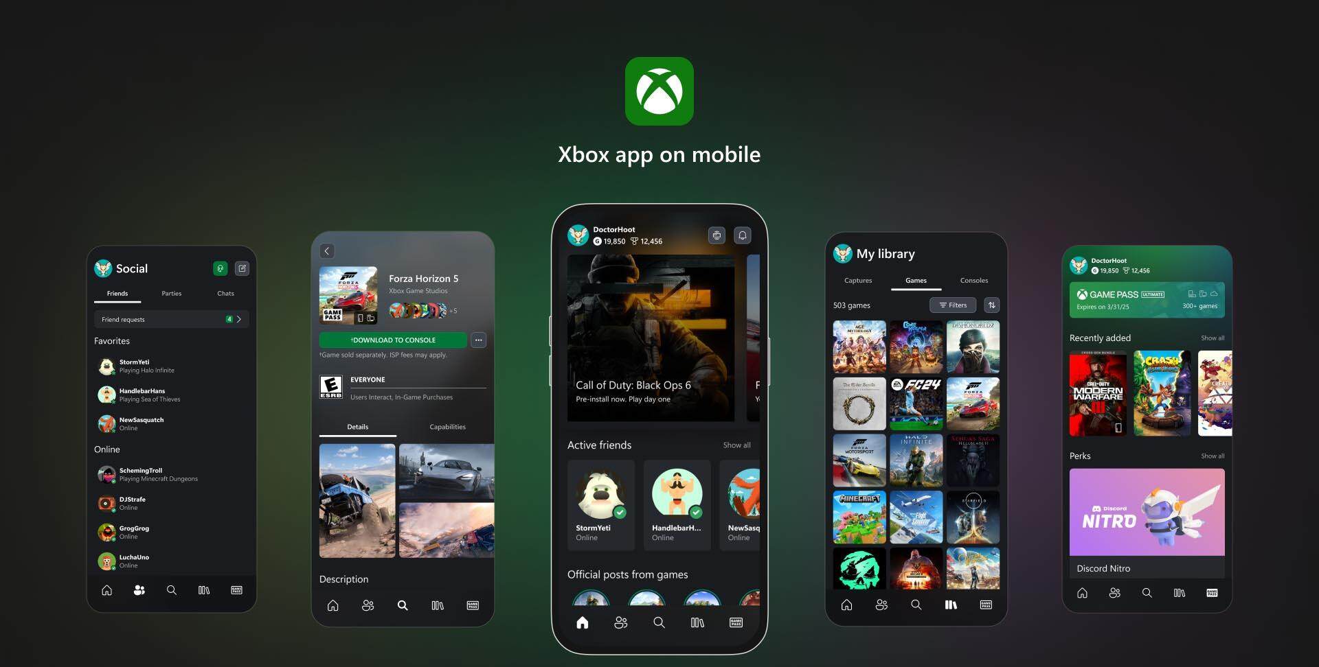 Xbox APP移动端10月重大更新，云串流玩游戏新体验