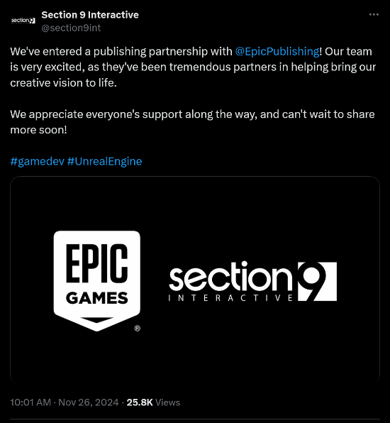Section 9攜手Epic共鑄科幻動(dòng)作新篇章宣傳圖2