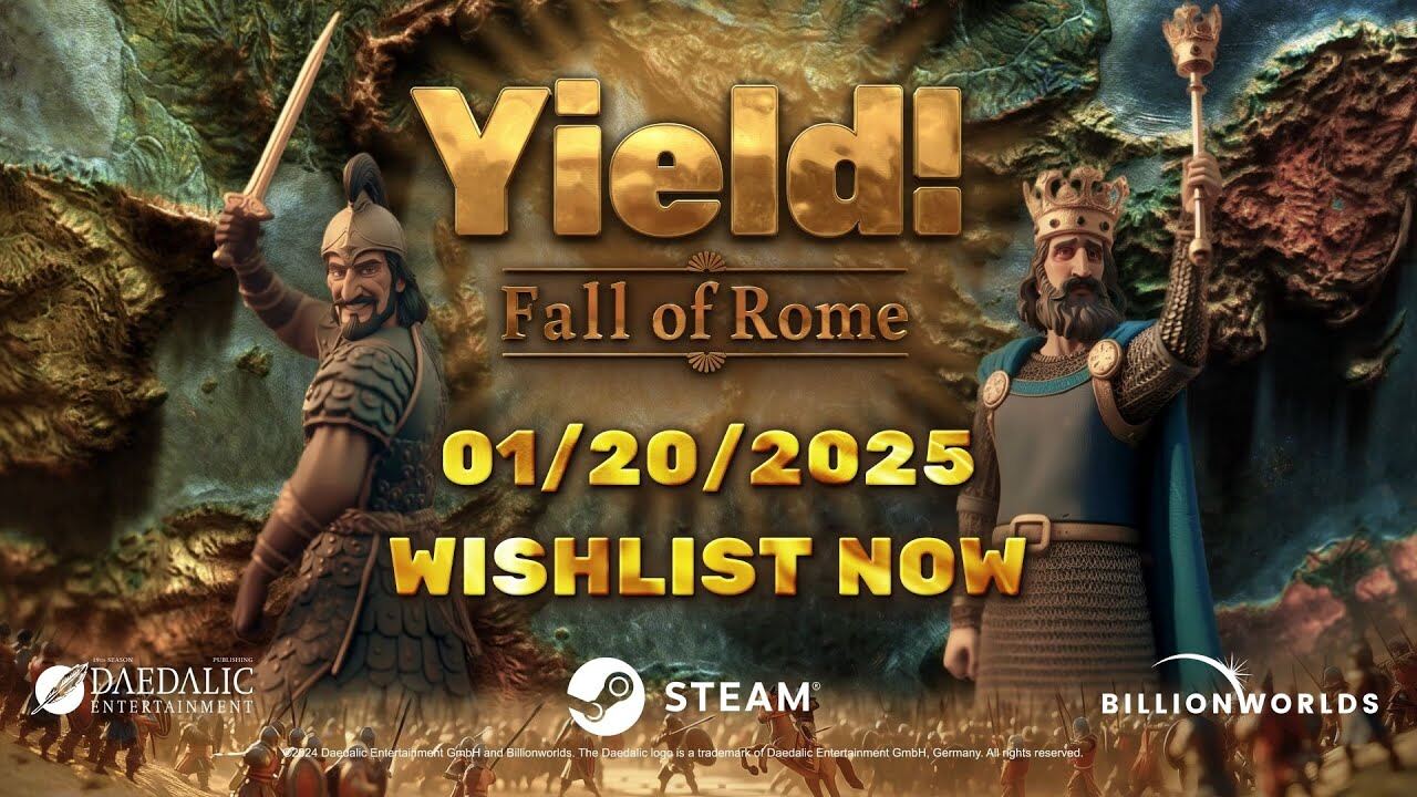 77樂園游星聞：《羅馬隕落》Steam上線，重寫帝國命運