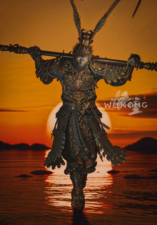 《黑神話：悟空》3D同人圖，大神新作驚艷