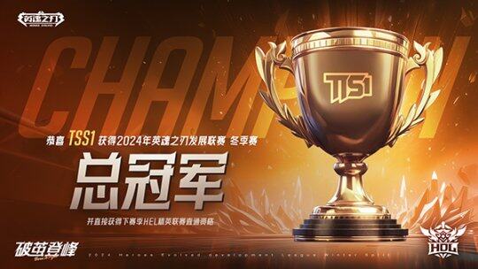 2024HDL發(fā)展聯(lián)賽冬季賽總決賽：TSS1奪冠