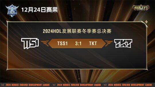 2024HDL發(fā)展聯(lián)賽冬季賽總決賽：TSS1奪冠宣傳圖2