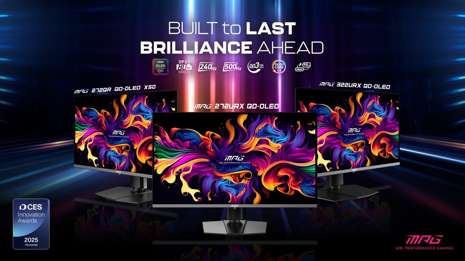 MSI CES2025，電競顯示新紀元開啟！
