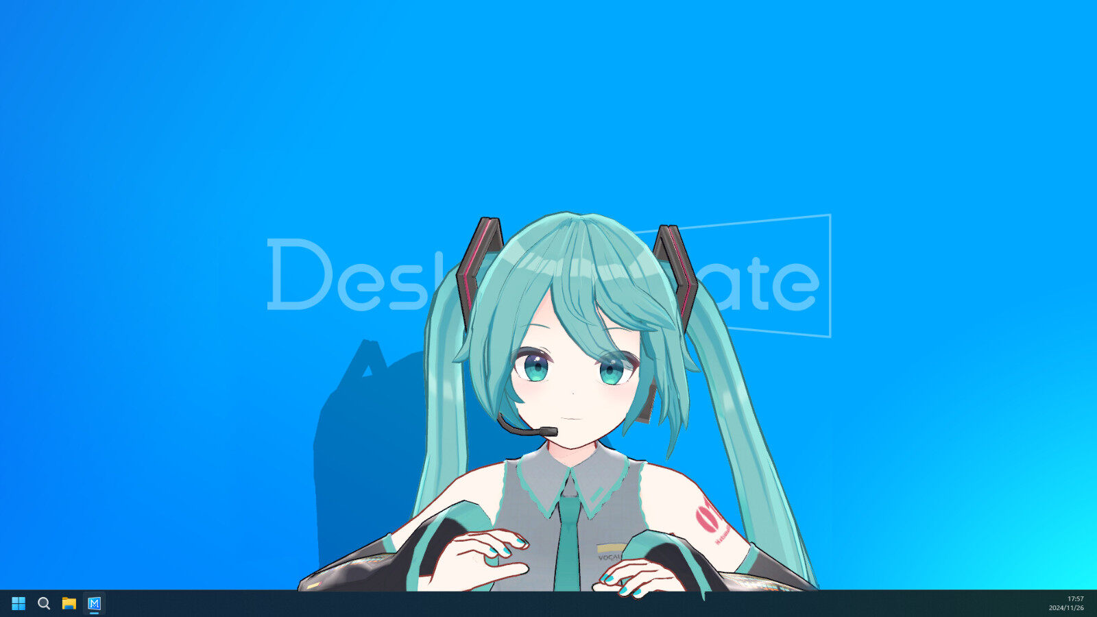 《Desktop Mate》上架Steam，初音未來成DLC亮點
