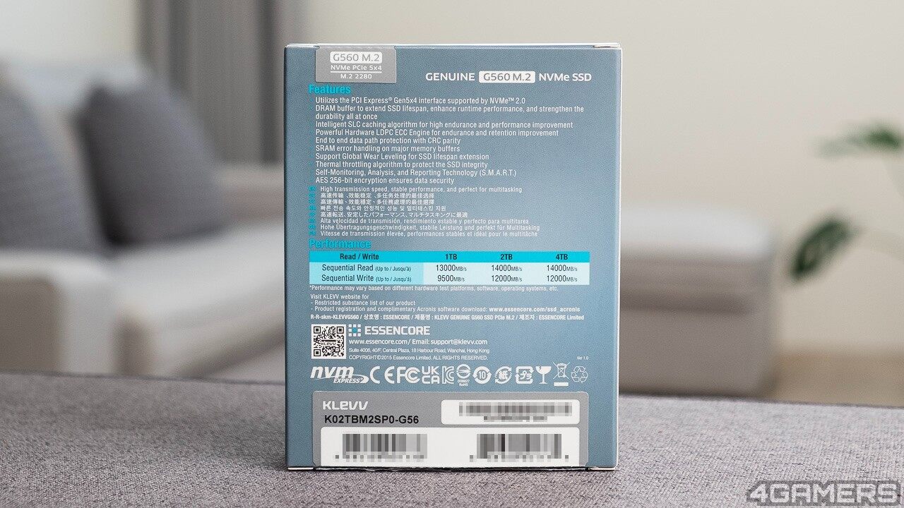 KLEVV G560 Gen5 SSD來襲，讀寫速度飆升新高度！宣傳圖3