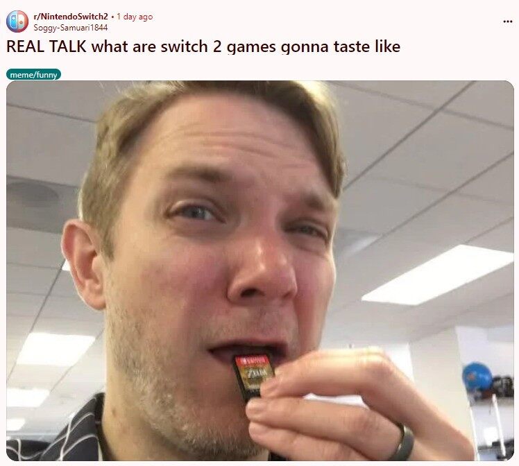 Switch 2游戲卡帶或沿用苦味涂層保安全