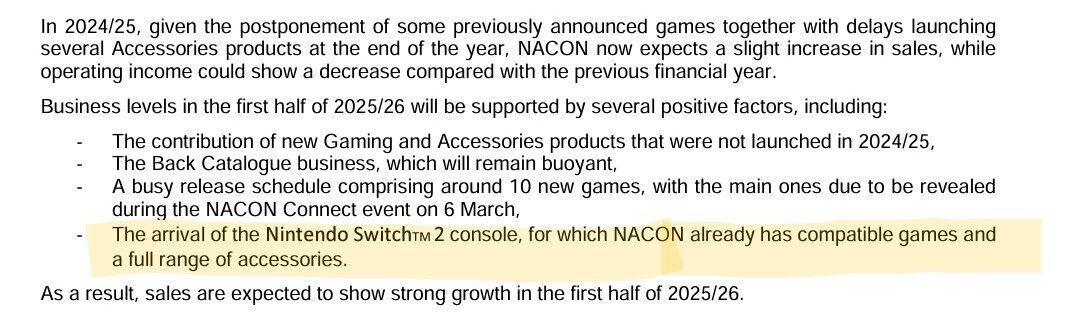 NACON备战Switch 2发布，外设产品阵容曝光