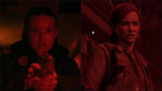 《最后生還者2》真人劇對比游戲場景，第二季4月上映宣傳圖3