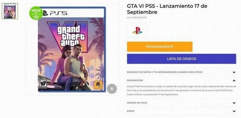 《GTA6》疑似發(fā)售日泄露：9月17日登PS5宣傳圖2