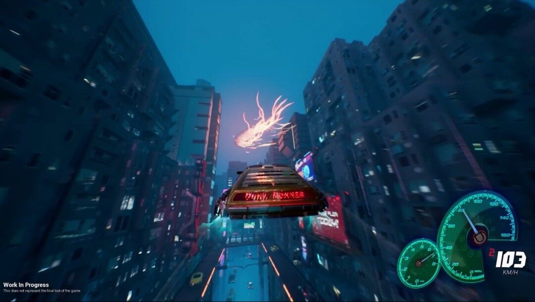 競速游戲《Punk Runner》，霓虹燈下的飛行汽車競速新體驗(yàn)宣傳圖4