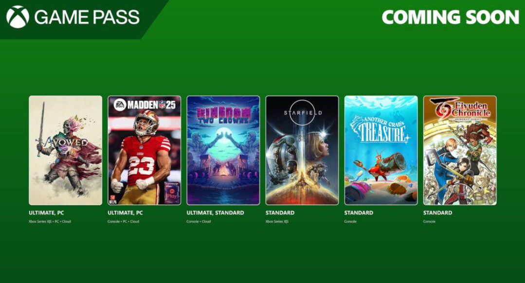 Xbox Game Pass 2月上旬新游爆料，速來圍觀！