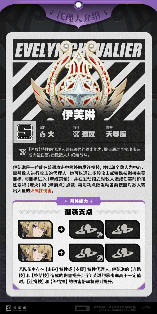 《絕區(qū)零》新角色伊芙琳上線，戰(zhàn)斗技能大揭秘！宣傳圖2