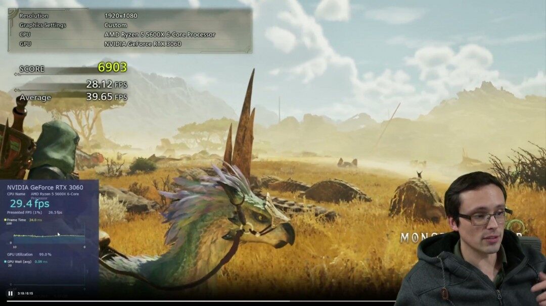 《怪物獵人：荒野》硬件要求高，RTX3060顯吃力宣傳圖3
