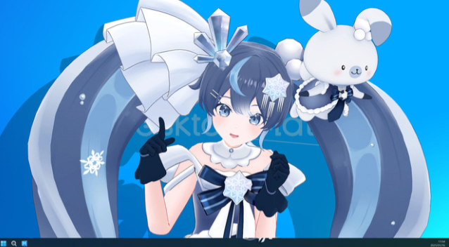 《桌面伴侶》新DLC！冰雪初音，萌翻你的桌面！