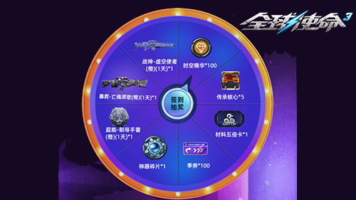 《全球使命3》簽到抽獎(jiǎng)，永久時(shí)裝等你拿！宣傳圖2