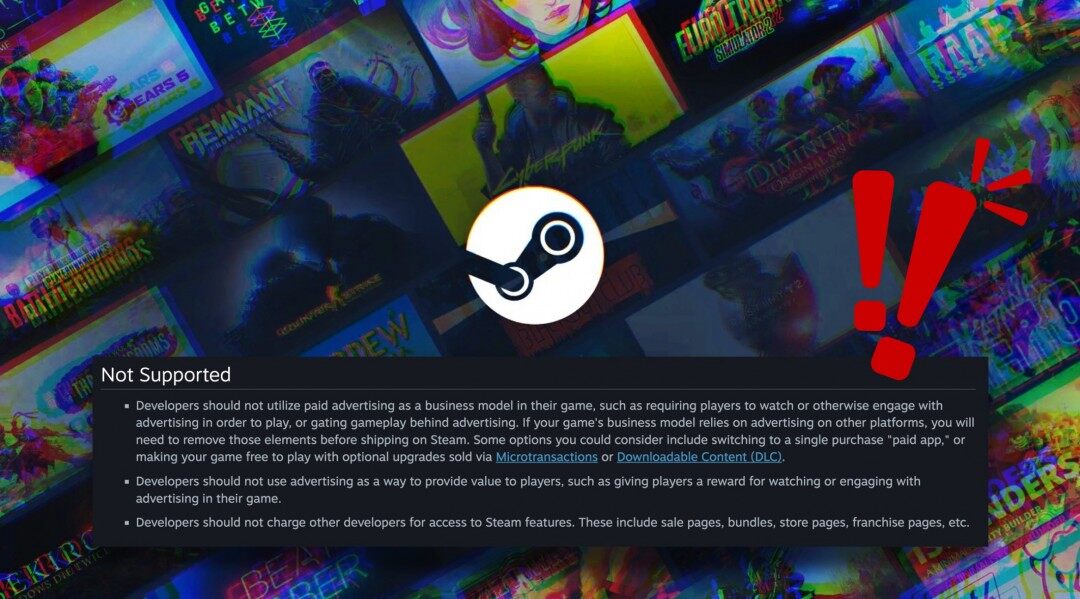 V社Steam新規(guī)：禁止強迫玩家觀看游戲內(nèi)廣告