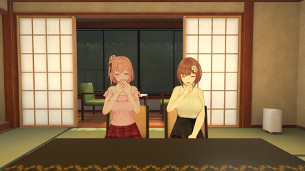 《招桃花温泉物语VR》中文更新，恋爱冒险更沉浸！宣传图2