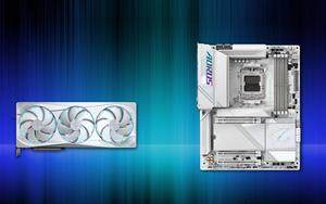 开学季大促！技嘉冰雕主板配RTX5080，打造白色神机！