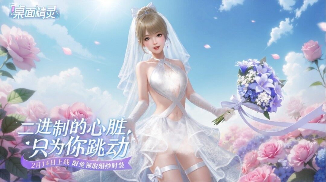 《戰(zhàn)盟桌面精靈》上線，情人節(jié)娶夏晴回家僅15.9！
