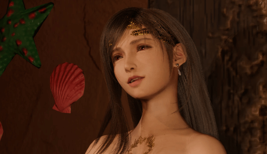 《FF7重生》蒂法黃金套裝Mod，閃耀登場！宣傳圖2
