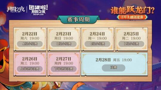 《月圓之夜》團(tuán)建賽開戰(zhàn)，三十二主播爭鋒S6！宣傳圖3