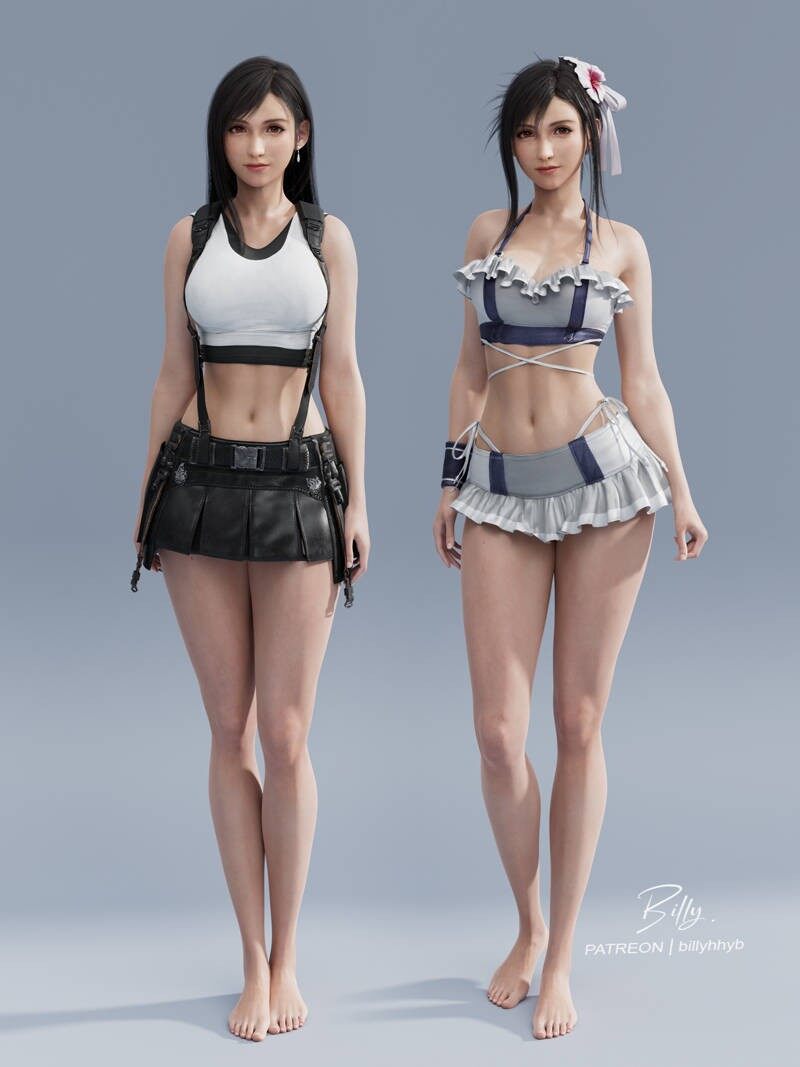 《FF7：重生》蒂法新形象曝光，美腿玉足引熱議！