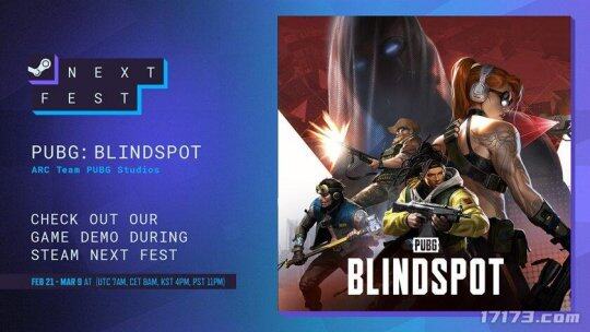 《PUBG: BLINDSPOT》Demo公开，Steam全球展示宣传图1