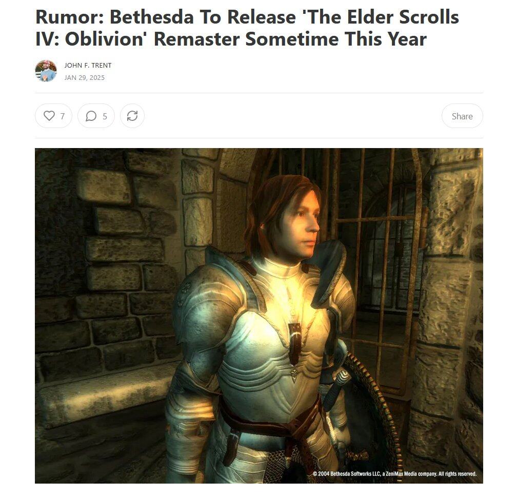 《Skyblivion》步入發(fā)售軌道，預(yù)計(jì)2025年面世