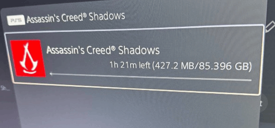 《刺客信條：影》遭提前曝光，PS5版容量驚人宣傳圖2