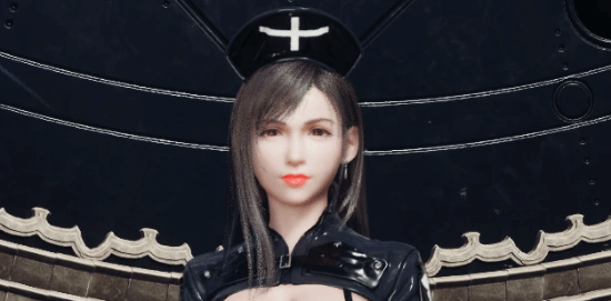 《最終幻想7：重生》新Mod，蒂法黑護(hù)士裝驚艷亮相！