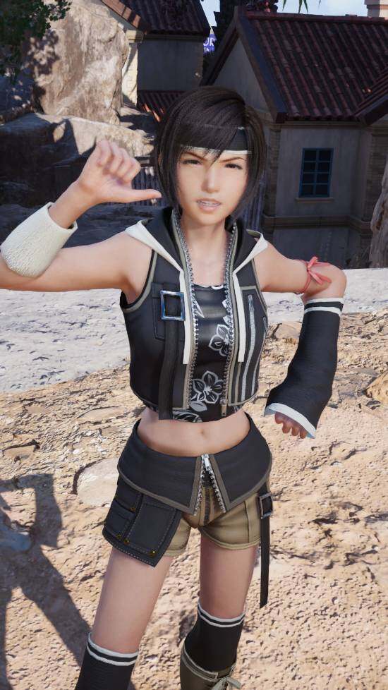 《FF7重生》尤菲經(jīng)典服MOD發(fā)布，致敬《圣子降臨》宣傳圖2