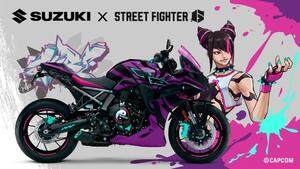 鈴木×卡普空：韓蛛俐主題摩托車(chē)亮相展覽
