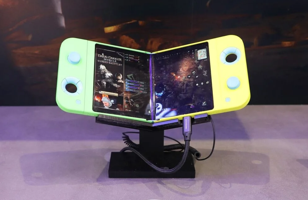 三星展示Flex Gaming折疊游戲機，設(shè)計靈感源自Switch