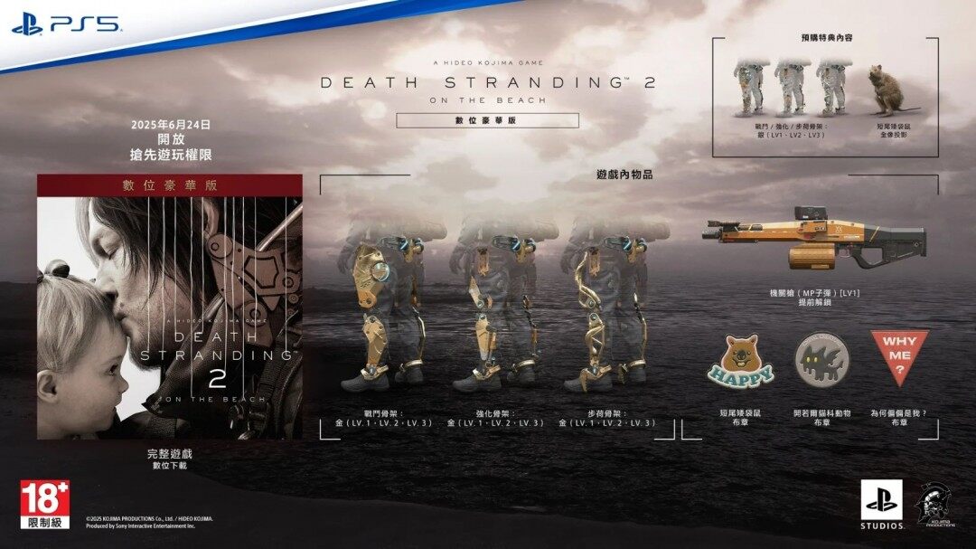 《死亡擱淺2》港區(qū)售價及預購獎勵公布，6月26日發(fā)售宣傳圖3