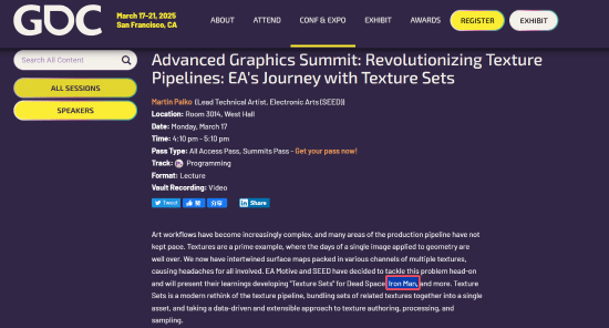 Motive Studio將亮相GDC，或公布《漫威鋼鐵俠》新細(xì)節(jié)宣傳圖2