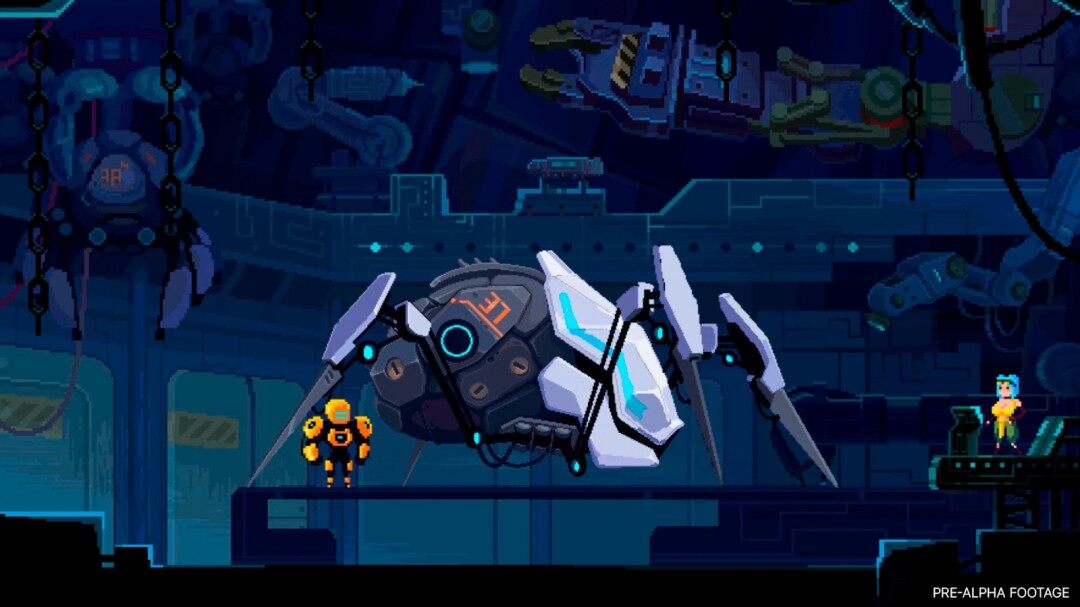 采礦冒險續(xù)作《墻世界2》Steam頁面開放 新增機械蜘蛛自定義系統(tǒng)宣傳圖6