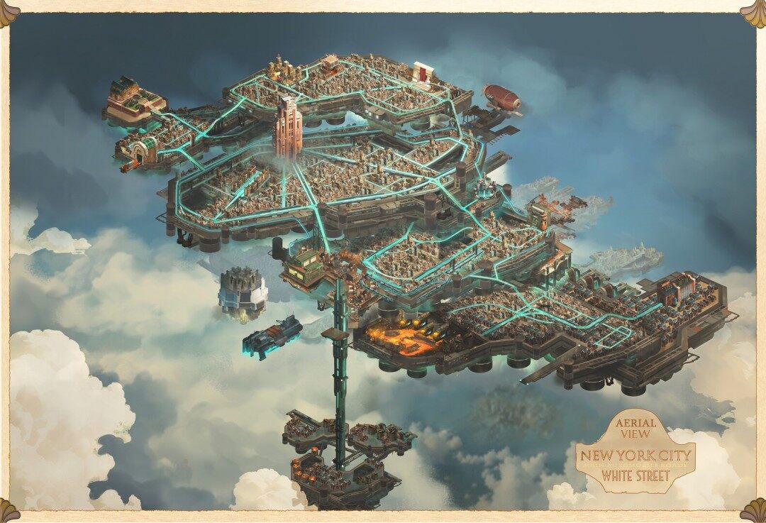 敘事驅(qū)動RPG《Aether & Iron》公開Steam詳情 浮空都市犯罪題材支持中文宣傳圖2