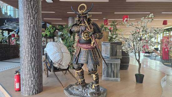 《刺客信條：影》真人雕像亮相育碧總部 日本戰(zhàn)國(guó)主題慶典現(xiàn)場(chǎng)曝光宣傳圖2