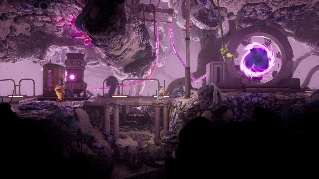 合作游戲《遵命！機母大人》Steam試玩上線 多人聯(lián)機平臺游戲開啟外星洞穴探險宣傳圖3