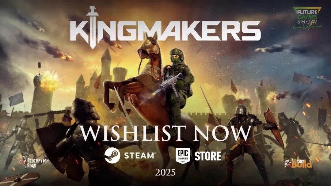 中世紀(jì)戰(zhàn)爭(zhēng)策略游戲《Kingmakers》深度解析：現(xiàn)代武器改寫歷史與多人聯(lián)機(jī)玩法詳解宣傳圖5