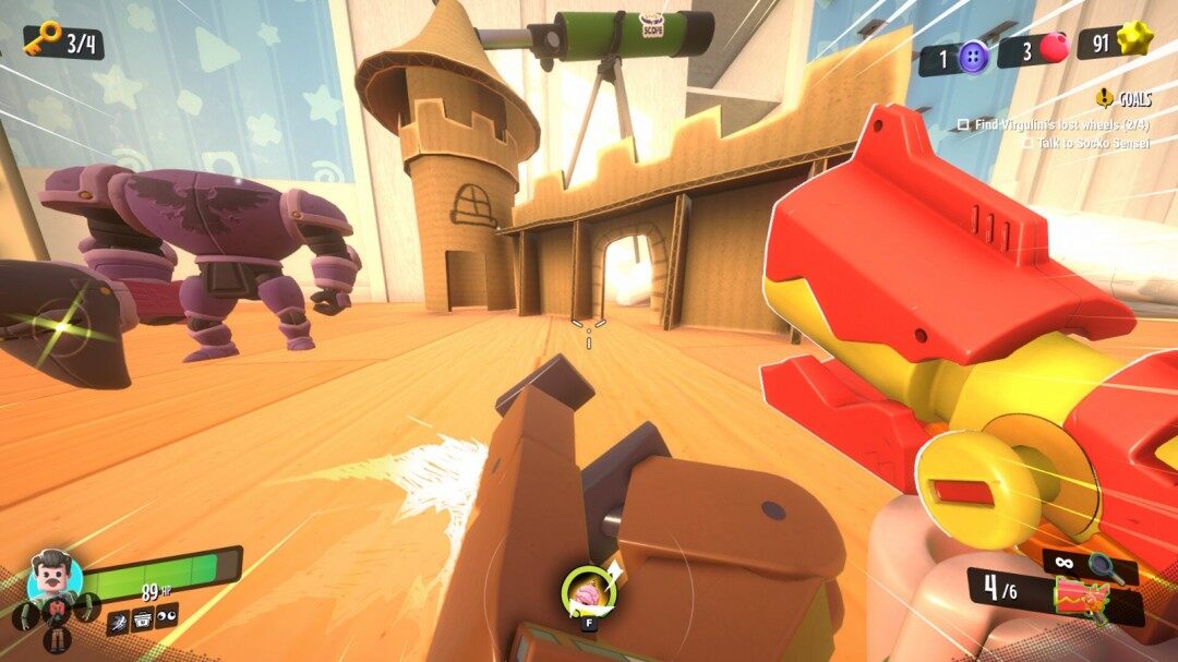 《積木爆射英雄》登陸Steam：Roguelite射擊+聯(lián)機(jī)合作 支持自定義角色建造系統(tǒng)宣傳圖3