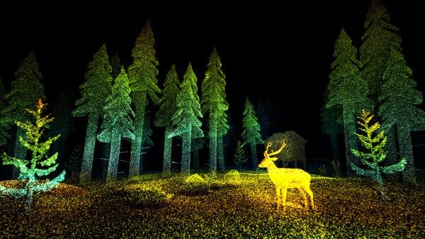 激光雷達(dá)恐怖游戲《LiDAR Exploration Program》4月3日上線Steam 支持黑暗環(huán)境探索玩法宣傳圖3