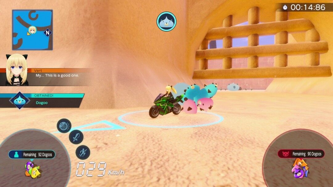 海王星系列新作《爆走次元海王星VS巨神史萊犬》Steam頁面上線 開放世界機車冒險開啟史萊姆收集宣傳圖2