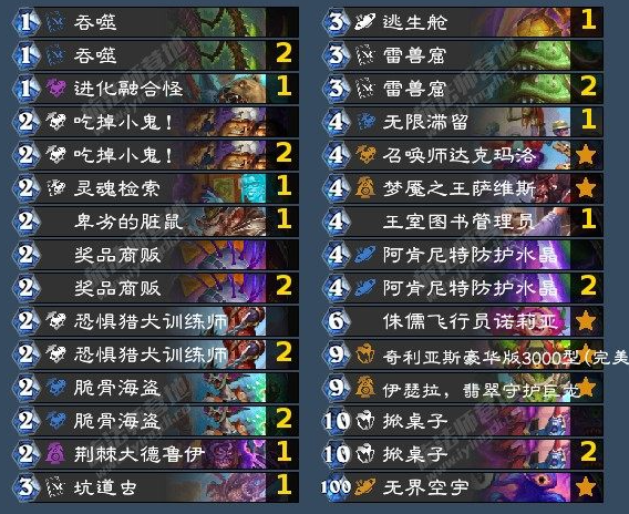 爐石傳說漫游翡翠夢(mèng)境千甲術(shù)卡組構(gòu)筑指南