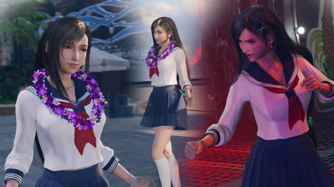 《最終幻想7：重生》蒂法服裝MOD上線 高中校服造型還原《永恒危機(jī)》校園活動(dòng)形象