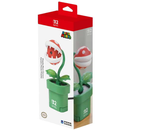 任天堂Switch 2食人花攝像頭外設(shè)解析：物理防窺設(shè)計(jì)與正版IP適配方案宣傳圖2