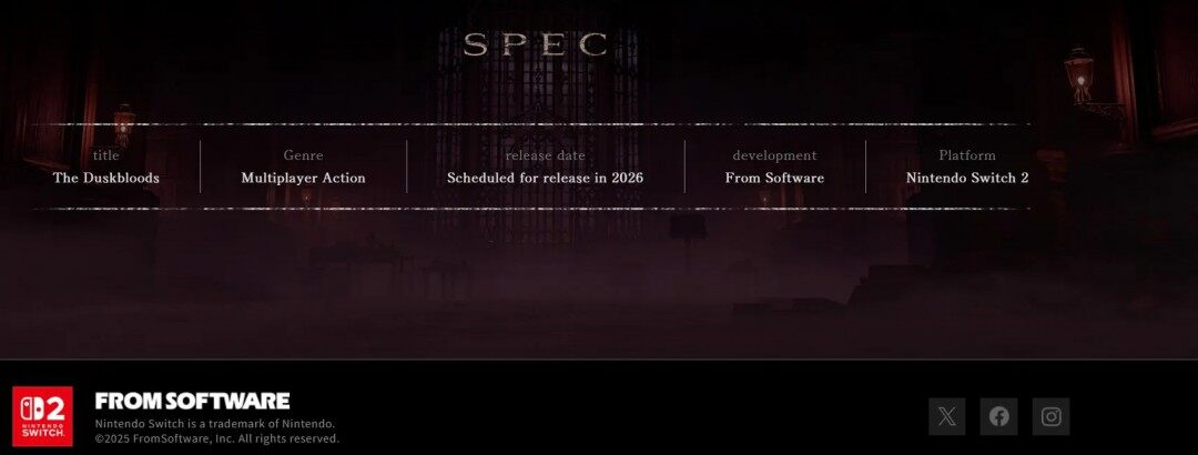 FromSoftware新作《黃昏血族》Switch 2獨占解析：IP歸屬與多平臺登陸前景